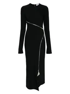 The Attico Women's Midi Dress in Black