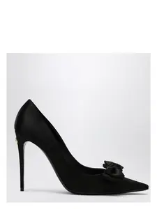 Dolce & Gabbana Bow Detailed Satin Pumps