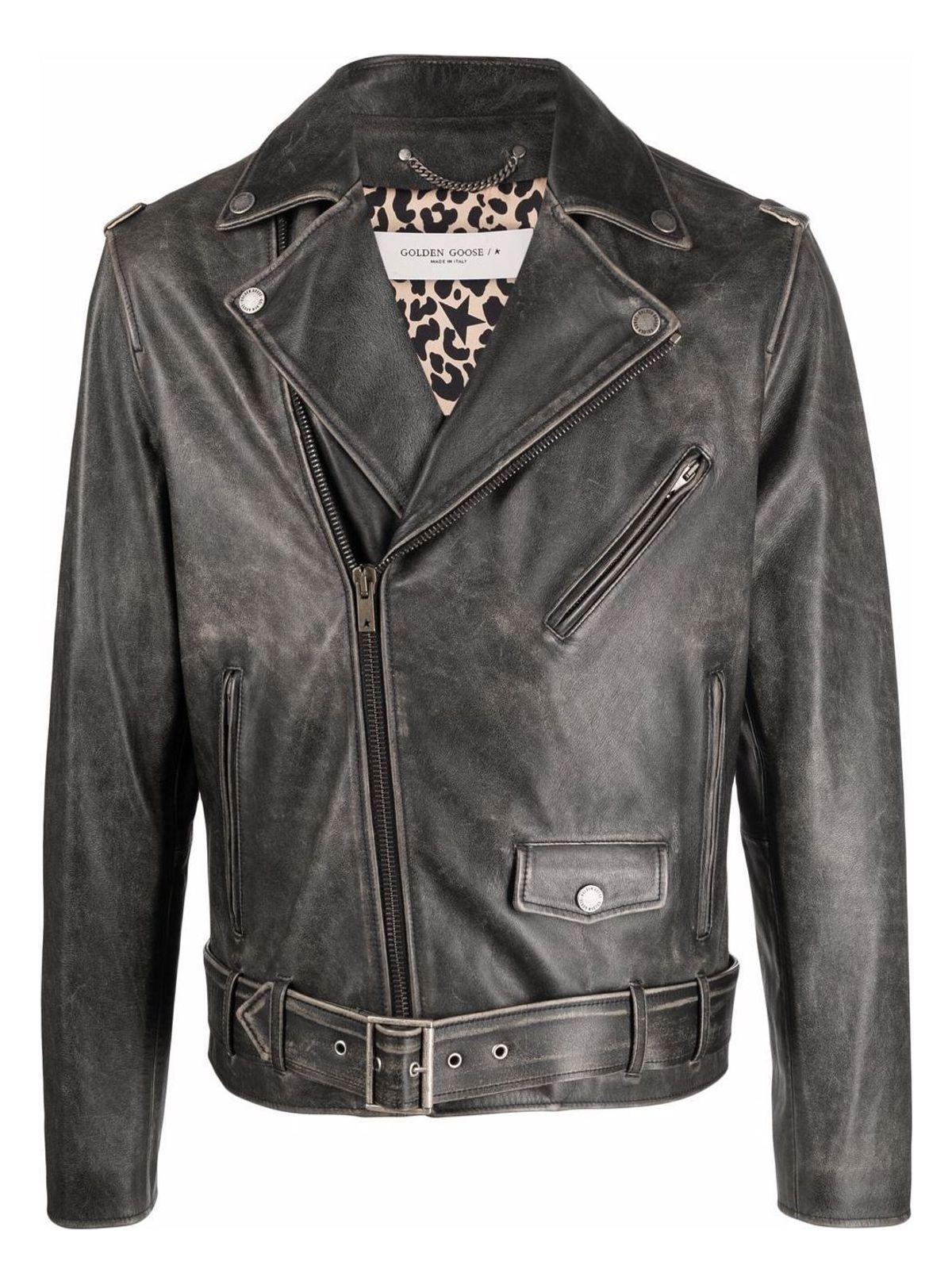 Golden Goose Biker Leather Jacket