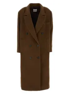 Miu Miu Women's Wool Coat in Brown