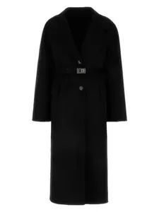 Ferragamo Wool Blend Coat in Black