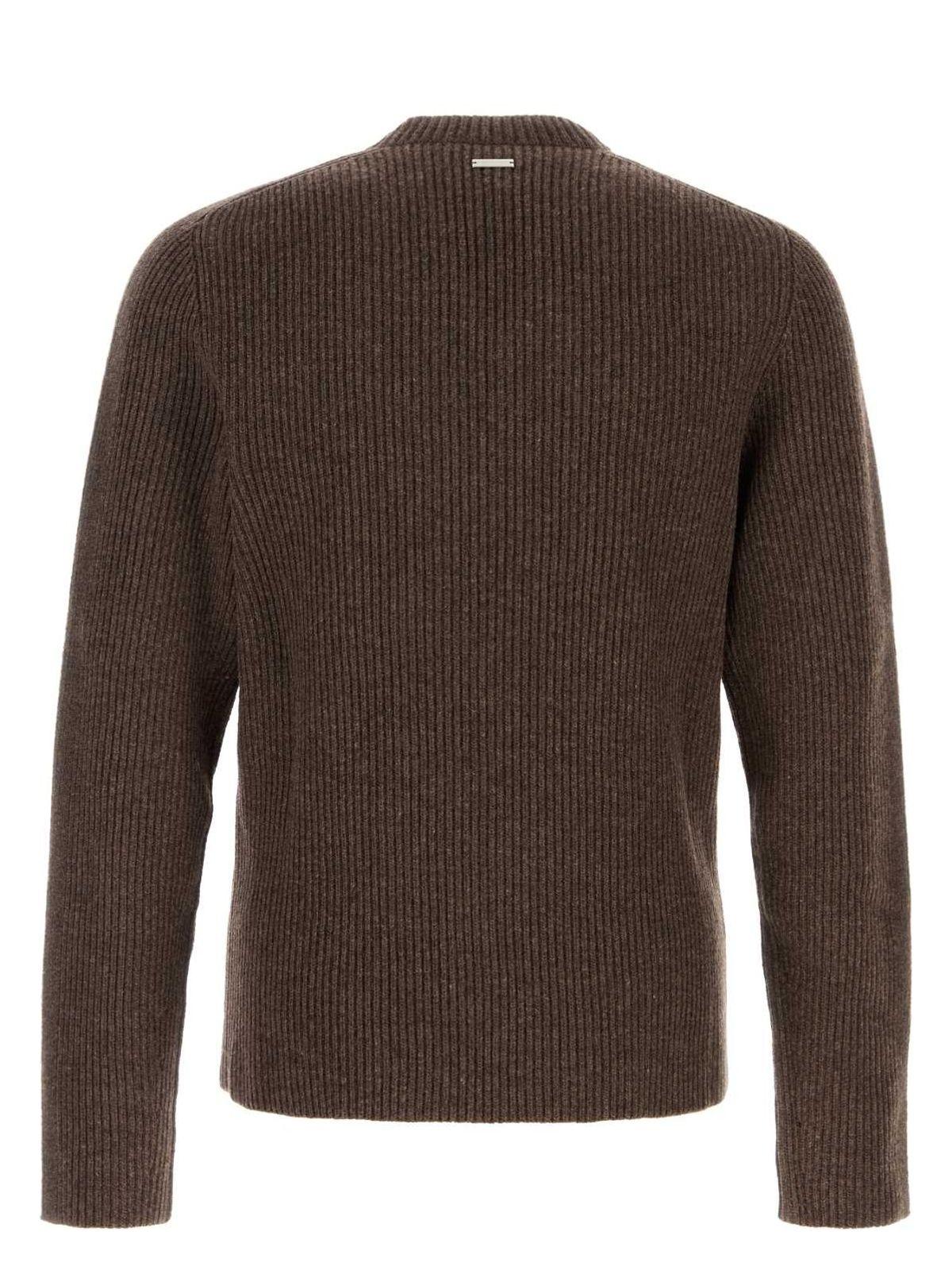 Ferragamo Women's Mud Wool Sweater in Brown