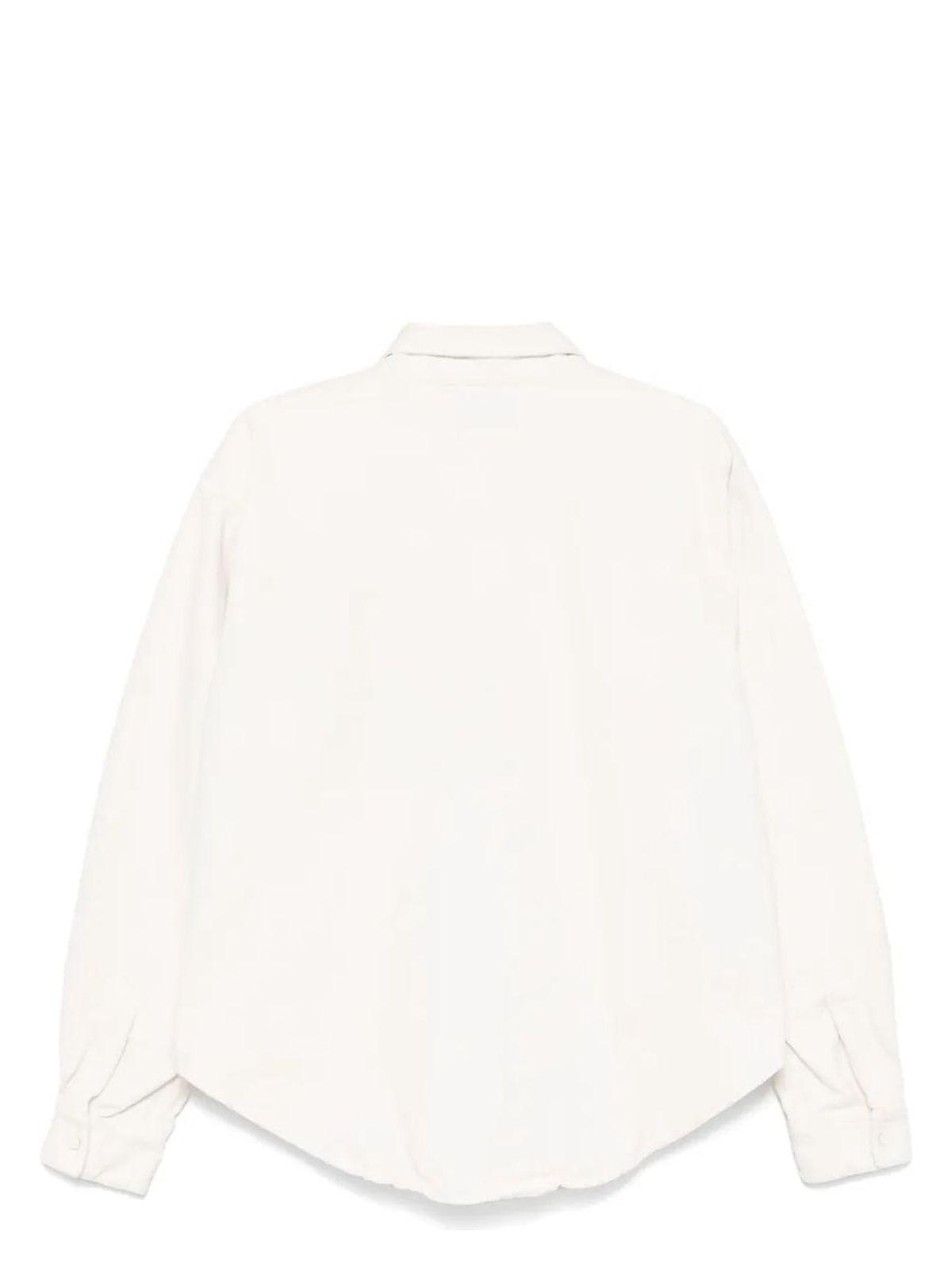 Balenciaga Ivory Denim Oversize Shirt in White