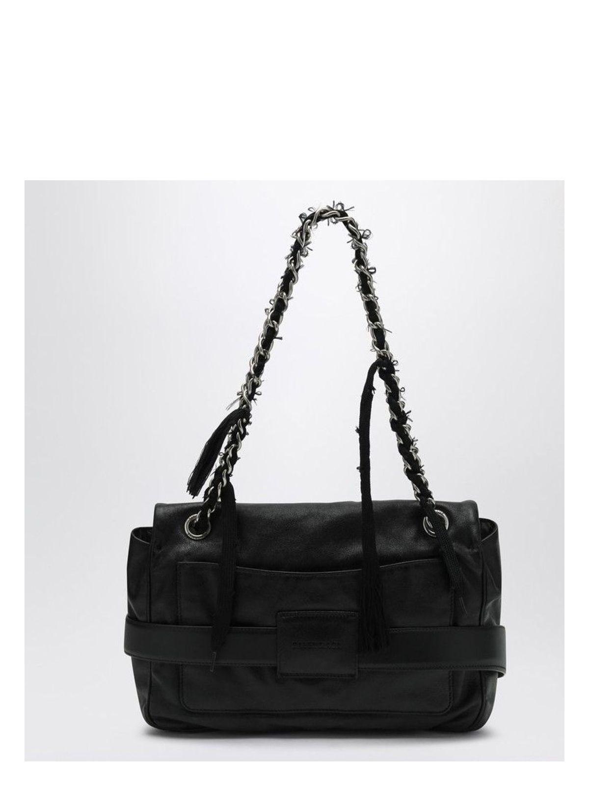 Balenciaga Women's Modu Leather Crossbody Bag, Shoulder Bag, and Medium Should Bag in Black