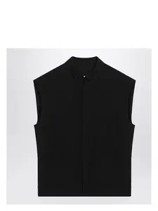 Rick Owens Men's Jumbo Sleeveless Shirt in Black