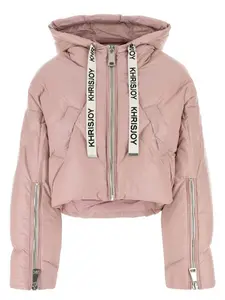 Khrisjoy Pastel Pink Nylon Down Jacket