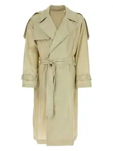 Burberry Sand Silk Trench Coat