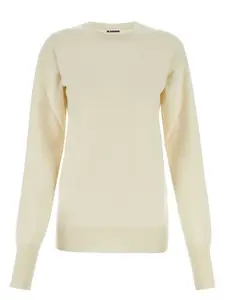 Jil Sander Women's Ivory Cashmere Sweater