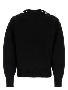 Ferragamo Women's Wool Blend Sweater in Black