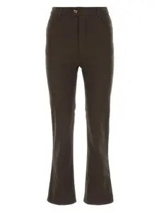Saint Laurent Dark Brown Cotton Pant