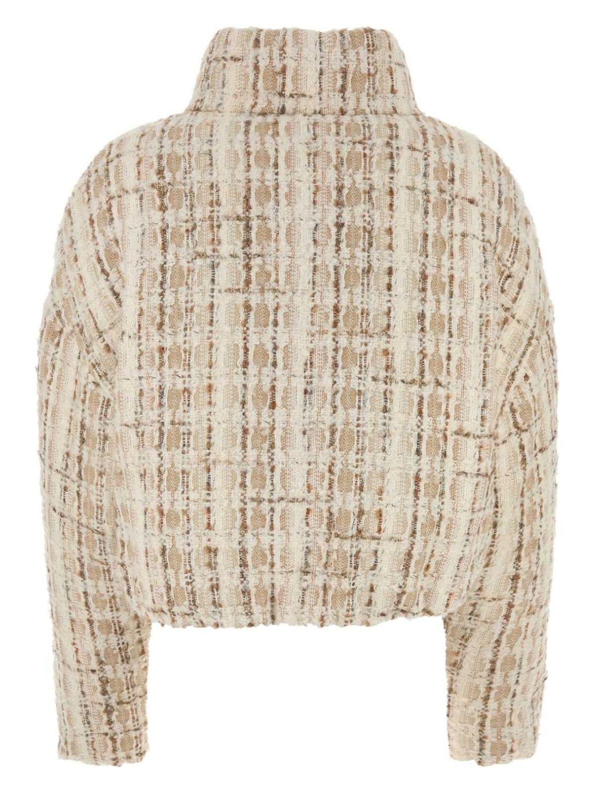 Khrisjoy Embroidered Tweed Down Jacket