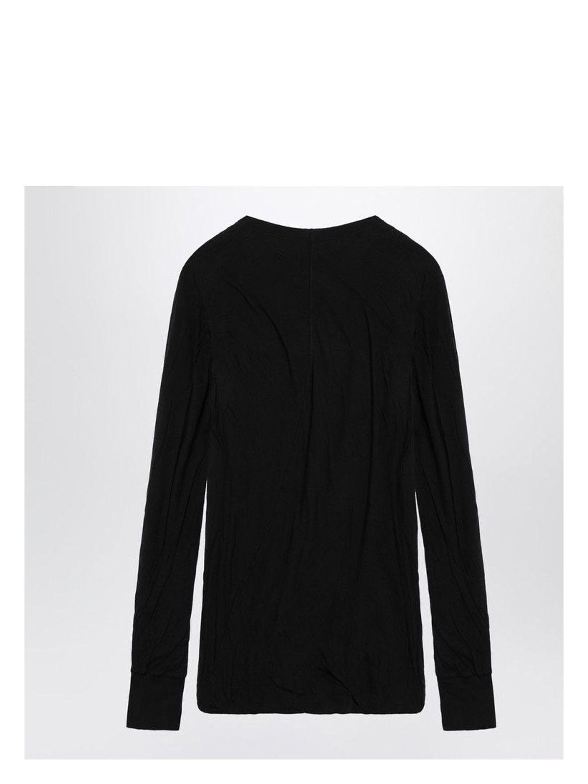Rick Owens Double LS T-Shirt Black