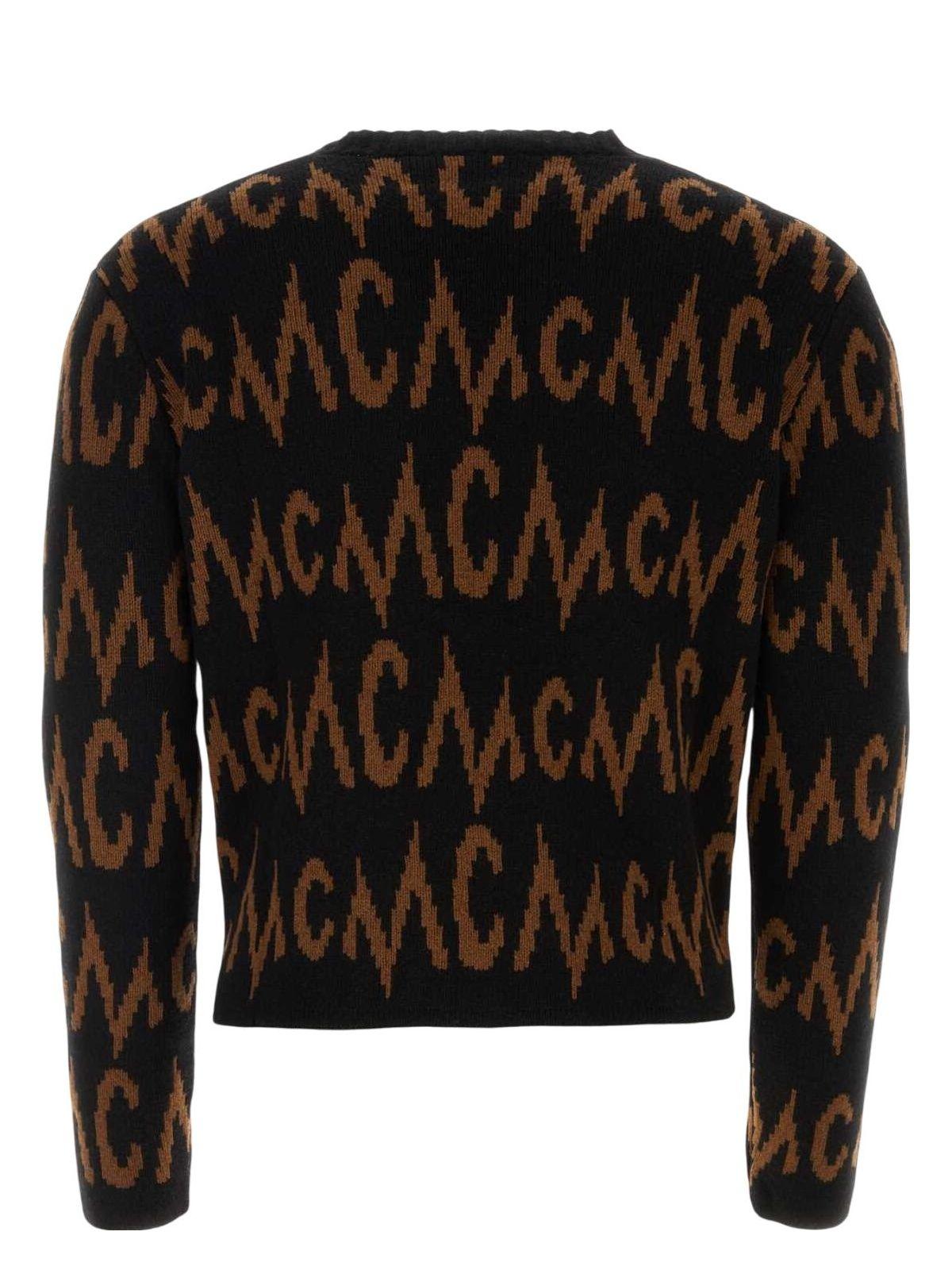 MCM Embroidered Cashmere Blend Cardigan