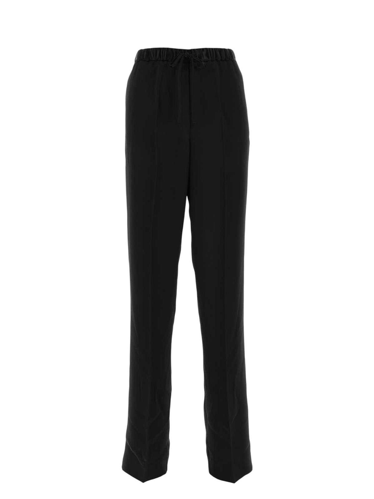Jil Sander Women's Satin Pant in Black