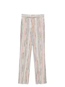 Missoni Women's Striped Trousers in Orange