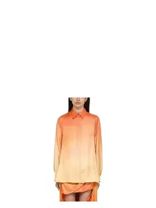 ZIMMERMANN Two-Tone Silk Tranquillity Shirt