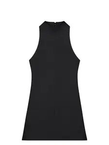 Courrèges Courrèges Women's Twill Dress in Black