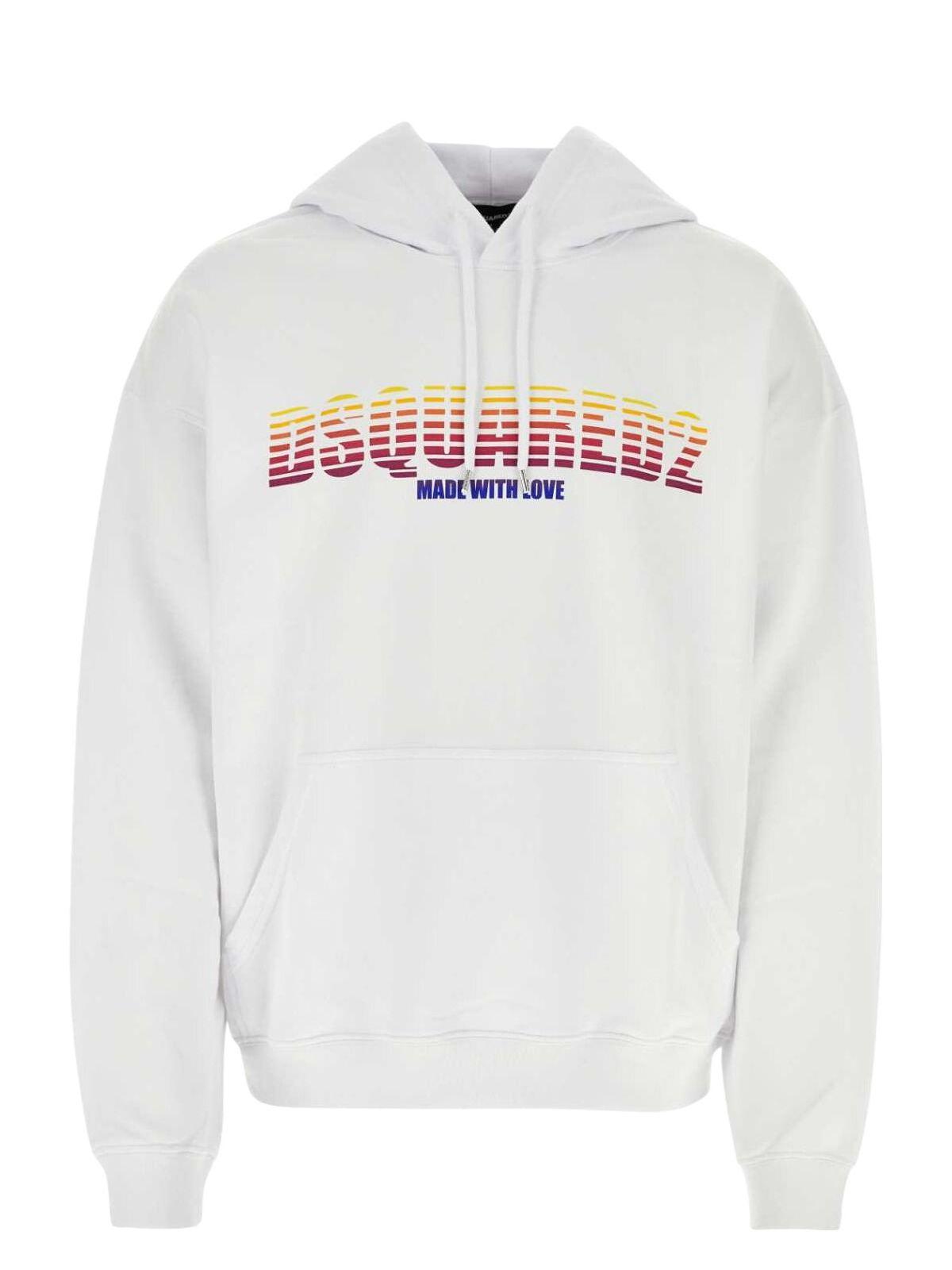 Dsquared2 Men's Cotton Sweatshirt in White
