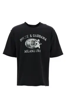 Dolce & Gabbana Men's Cotton T-Shirt in Black