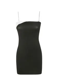 Jacquemus Women's La Mini Robe Aro in Black