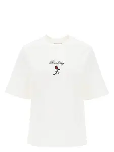 Burberry Women's T Shirt With Logo in White