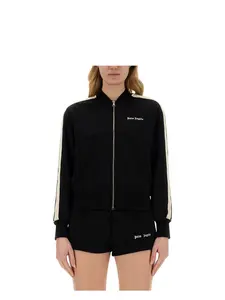 Palm Angels Women's Sweatshirt With Logo in Black