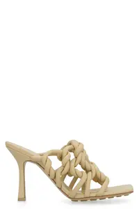 Bottega Veneta Women's Stretch Leather Mules in Beige
