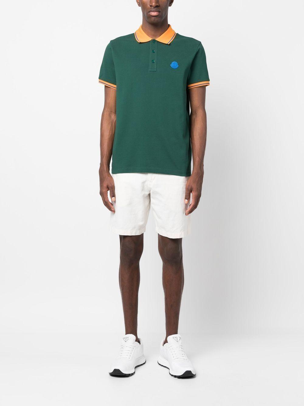 Moncler Men's Logo Basic Polo T-Shirt in 87E