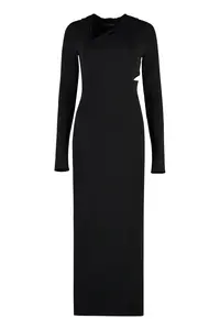 Versace Women's Jersey Dress in Black