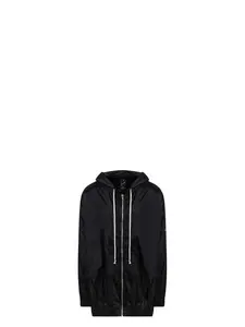 Rick Owens X Champion Men's Lightweight Zip Jacket In Nylon in Black