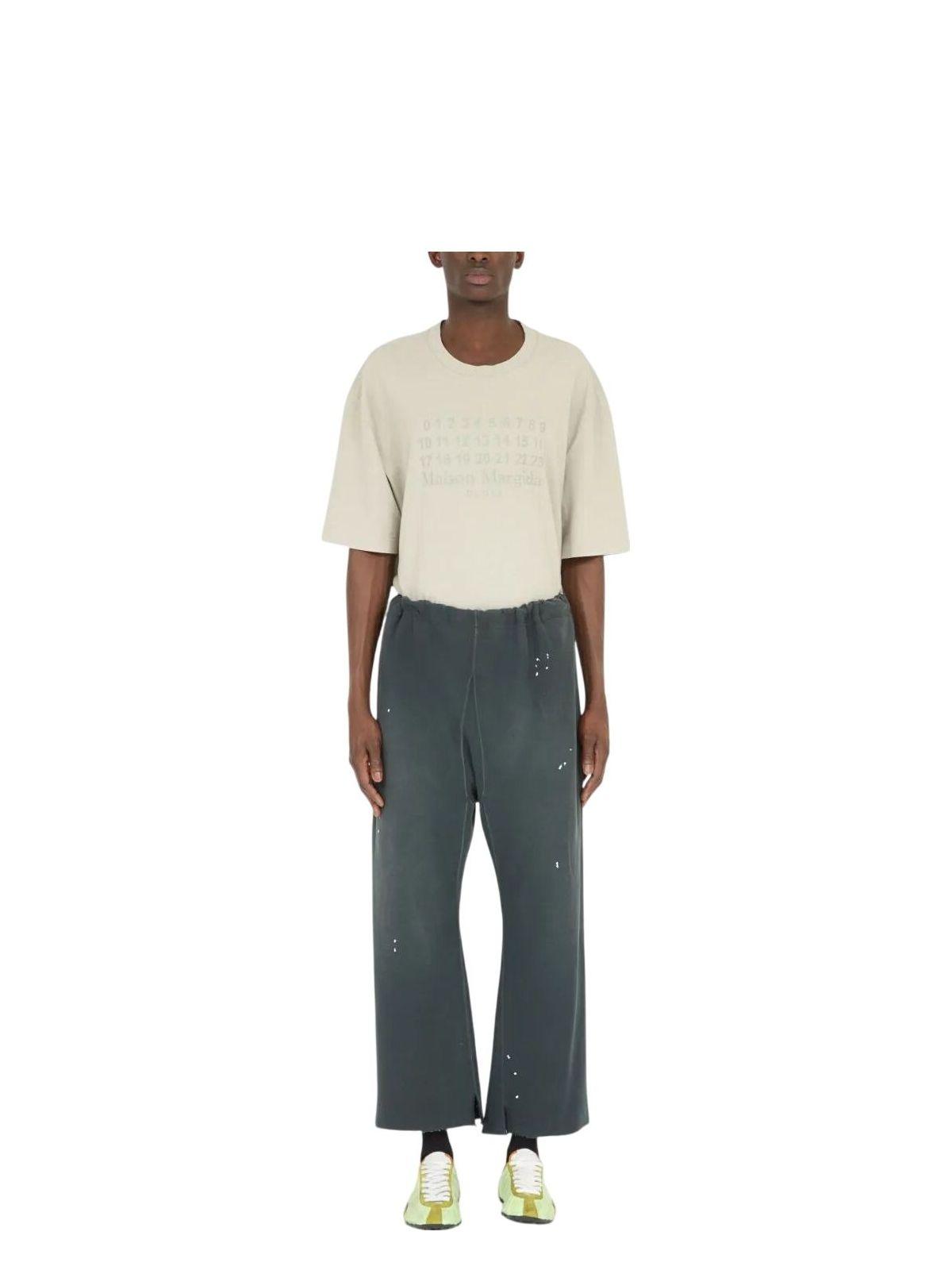 Maison Margiela Cotton Trousers and Graffiti Sweatpants