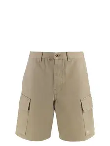 Burberry Men's Cotton Bermuda Shorts in Beige