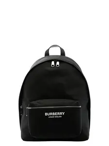 Burberry Men's Econyl And Leather Backpack