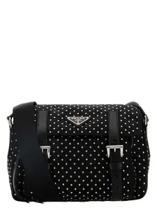 Prada Women's Re-Nylon Crossbody Bag in Black