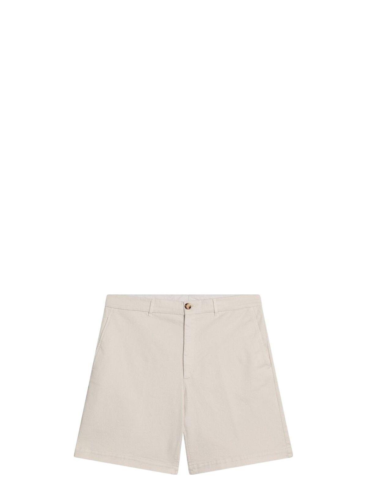 Brunello Cucinelli Men's Ivory Cotton Bermuda Shorts