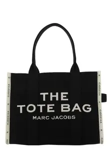 Marc Jacobs Women's Canvas The Tote Shopping Bag in Black