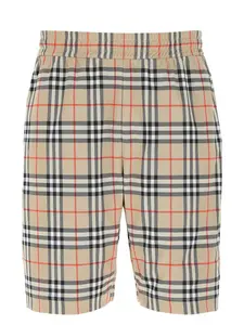 Burberry Men's Embroidered Polyester Bermuda Shorts