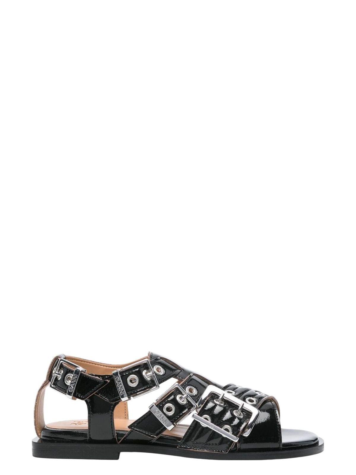 Ganni Feminine Buckle Sandals