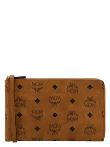 Mcm Women's Canvas Crossbody Bag in Printed Color CO