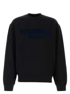 DSQUARED2 Black Cotton Sweatshirt