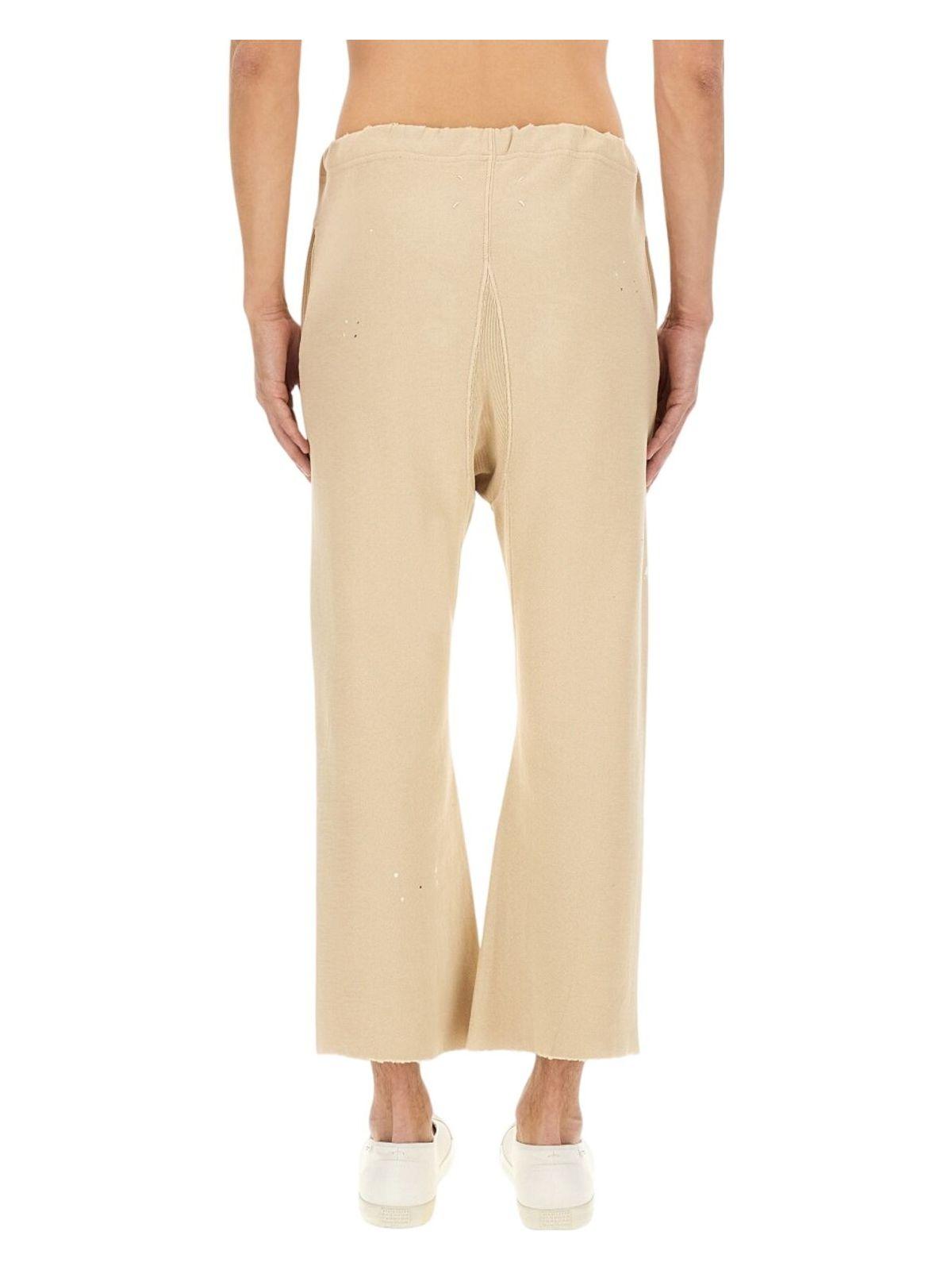 Maison Margiela Cotton Trousers in Ivory
