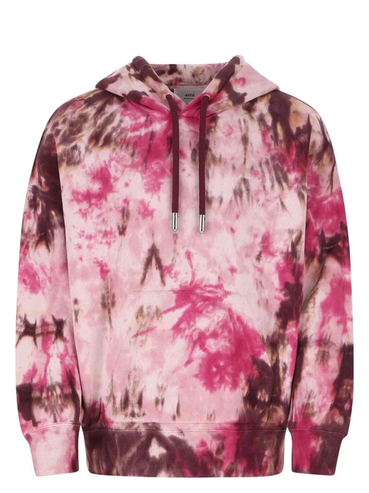 Ami Paris Tiedye Pattern Sweatshirt