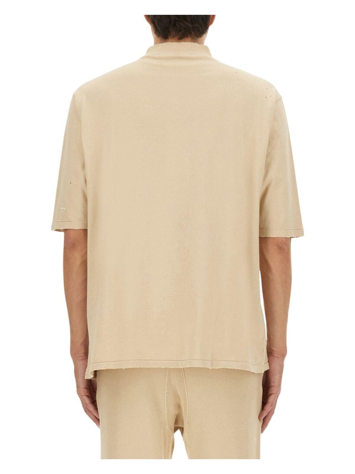Maison Margiela Cotton T-Shirts in Ivory and Beige