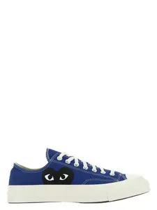 Comme Des Garçons Play Comme Des Garçons Play Canvas X Converse Sneakers in Blue
