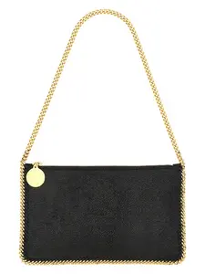 Stella Mccartney Women's Falabella Clutch, Bag With Chain, and Clutch Shoulder Bag in Black