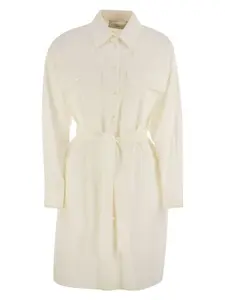 Weekend Max Mara Women's Balocco - Poplin Chemise Dress in White