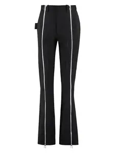 Bottega Veneta Women's Wool Trousers in Black