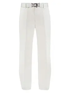 Bottega Veneta Men's Cotton Trousers in White
