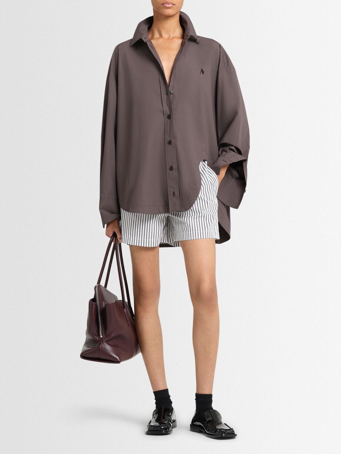 THE ATTICO Cotton Poplin Shirt