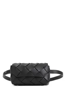Bottega Veneta Men's Diago Belt Bag in Black
